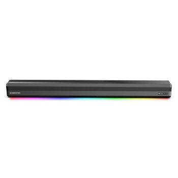 Monster 2.0-Channel 300-Watt-Max 36-In. Indoor/Outdoor Sound Bar with Bluetooth, Auracast, Dolby Atmos, Lights, HDMI/Optical/Aux/USB, Remote
