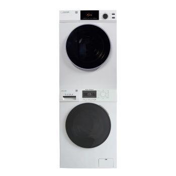 Equator VALUE STACK LAUNDRY 220V 26 Lbs Washer 2.5cf+Vented Dryer 4cf 1 OUTLET