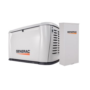 Generac 10kW Home Standby Generator with 16C Transfer Switch, Cellular Connectivity, Easy to Use, Whole House Power Backup, Smart Outage Solution