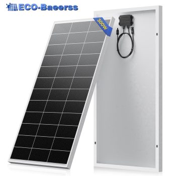 ECO-Baeerss 300W N-Type 16BB Monocrystalline Solar Panel 12V High Efficiency PV Module for RV Marine and Off-Grid Systems
