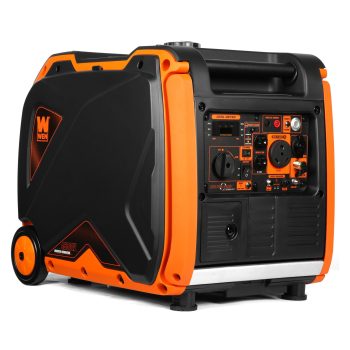 WEN Super Quiet 4500-Watt Remote Electric Start Dual Fuel RV-Ready Portable Inverter Generator with Fuel Shut-Off and CO Watchdog (DF452iX)