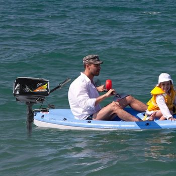 SENDERPICK Electric Trolling Motor, Outboard Motor, Electric Outboard, 48V 1000W 1.0HP, Brushless, Short Shaft, Pump Jet Design, 3700RPM, Aluminum Alloy, Anti-Corrosion, Saltwater Safe, Durable
