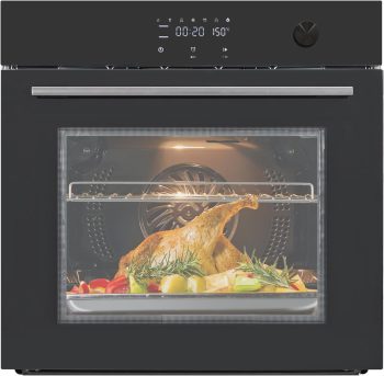 HELLONE 24" Single Wall Oven, Built-in Electric Ovens with 11 Cooking Modes, 3000W, 240V, 2.5 CF Convection Built-in Oven, Stainless Steel, Touch Control, Timer, Safety Lock