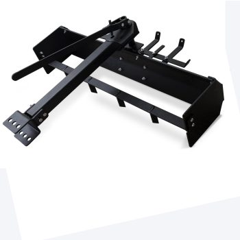 Box Scraper 42 Inch Sleeve Hitch Tow Behind for ATV, UTV, Lawn Tractor Grader Attachment with Box Blade Black