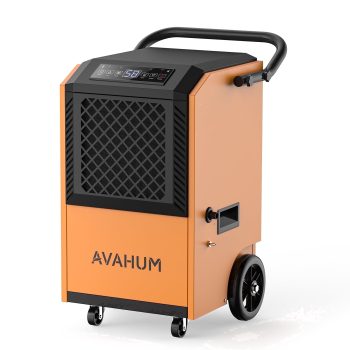AVAHUM 160 Pints Commercial Dehumidifier with Pump for 4,500 sq. ft, Industrial Dehumidifier for Basements and Warehouses