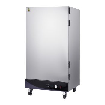KFFKFF Electric Hot Box Food Warmer, 8-Tier Commercial Warming Cabinet with Water Tray, Single-Door Design and Adjustable Shelves, Stainless Steel Food Warmer for Restaurants, Kitchens, Pizza