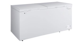 Hamilton Beach Chest Freezer, Double Door, Garage Ready, White, Model HBFRF1749-3BCOM