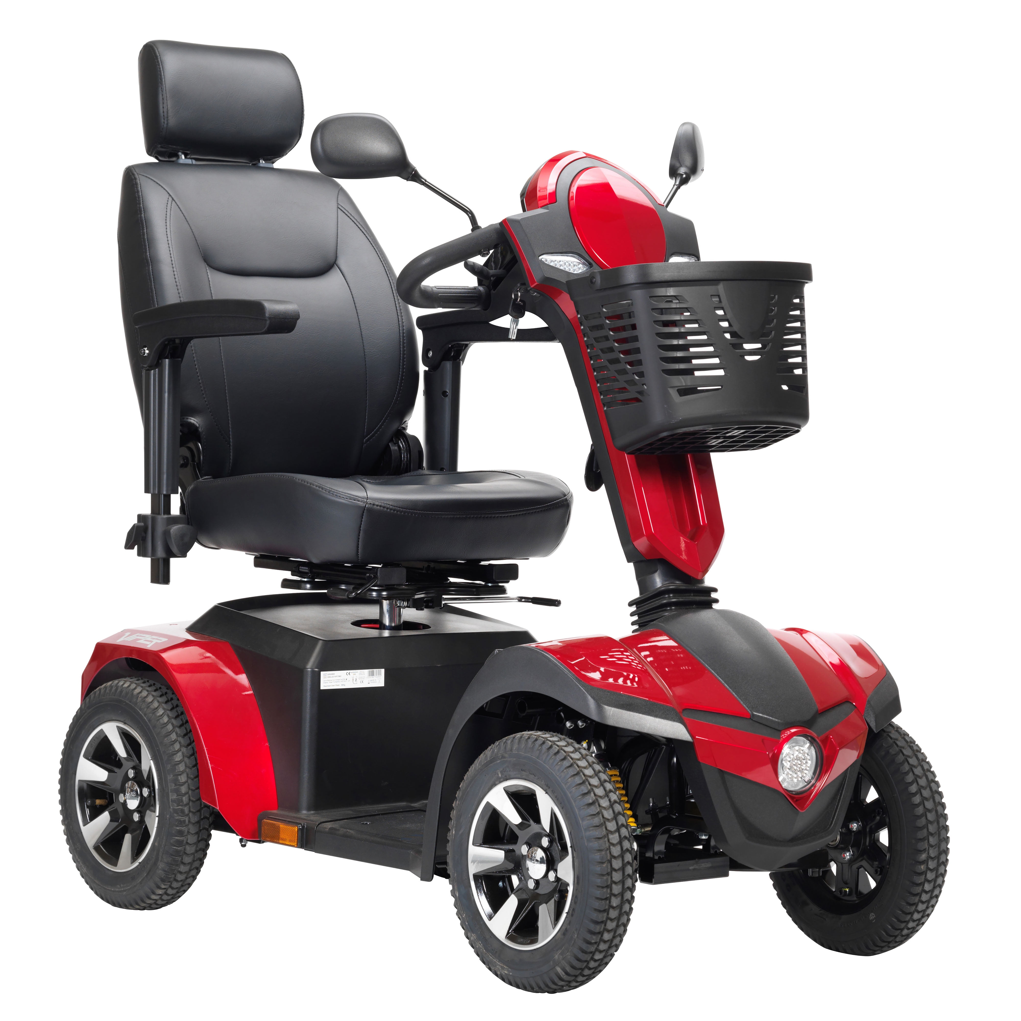 Drive Medical Panther 4-Wheel Heavy Duty Scooter, 22" Captain Seat
