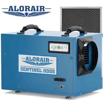 ALORAIR Commercial Dehumidifiers 113 Pint, with drain Hose for Crawl Spaces, Basements, Industry Water Damage Unit, Compact, Portable, Auto Defrost, Memory Starting, 5 Years Warranty