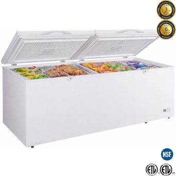35 Cu.Ft. Chest Freezer, Deep Freezer Commercial Chest Freezer 89 in. NSF Commercial Chest Freezer Extra-Large Capacity for Foodservice & Retail