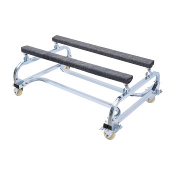 BY-18 Watercraft Cart 1000lb Capacity for jet skis, Inflatables Small Sailboat Trailer Silver Dock Slipway Cart