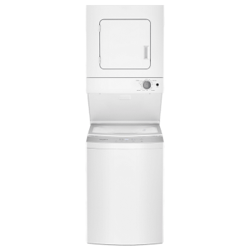 Whirlpool WET4124HW 24 Inch Electric Stacked Laundry Center with 6 Wash Cycles