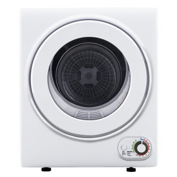 Simzlife 1.6 Cu. ft. Portable Clothes Dryer, Electric Compact Dryer Machine, 19.5 in W, 23.6 in H