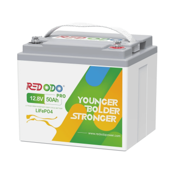 Redodo 12V 50Ah LiFePO4 Battery, Portable 12V Lithium Battery with 50A BMS, up to 15000 Cycles, Perfect for Trolling Motor, RV, Home Energy Backup, off Grid