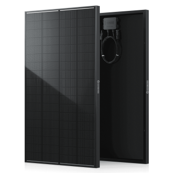 ECOBOSS 200W Pro N-Type Monocrystalline Solar Panel, 16BB High Efficiency 25.% Solar Module, IP68 Waterproof, TÜV Certified for RV, Marine & Off-Grid