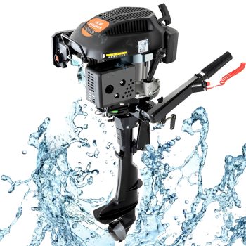 6HP 4 Stroke Outboard Engine Motor Single Cylinder Fishing Boat Motor 2500Rpm 9N.m/2500rpm