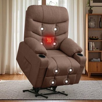 Korser Power Lift Recliner Chair for Elderly with Massage for Living Room