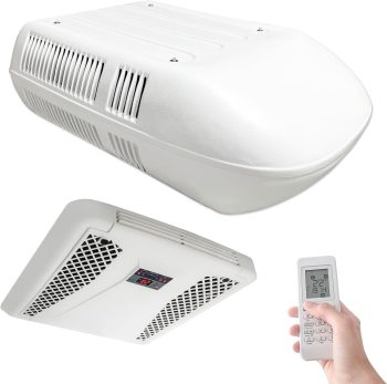 Aspligo 110V 15000BTU Heat & Cool Rooftop AC Unit, Low Noise RV Air Conditioner for Food Truck, Fifth Wheel, Camper