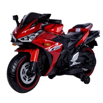Kids Motorcycle For 3-8, 12V Battery Powered Bike Electric Motorbike, Ride on Toys Training Wheels/manual throttle/ drive by hand/Lighting wheels