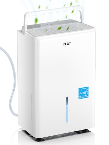 DuraComfort 50 Pint Dehumidifier with Pump for Basement, 4500 Sq Ft Coverage, Energy Star, Auto Drain, High Efficiency Humidity Control
