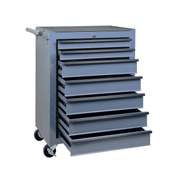 7-Drawer Tool Chest Cabinet with Ball Bearing Drawer Slides,20"W Rolling Metal Tool Chest with 7 Drawers,Steel Tool Storage Box Organizer