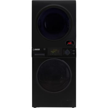 Equator 110V 1.6 cf Washer & 110V 3.5cf Vented Digital Sensor Dryer in Black
