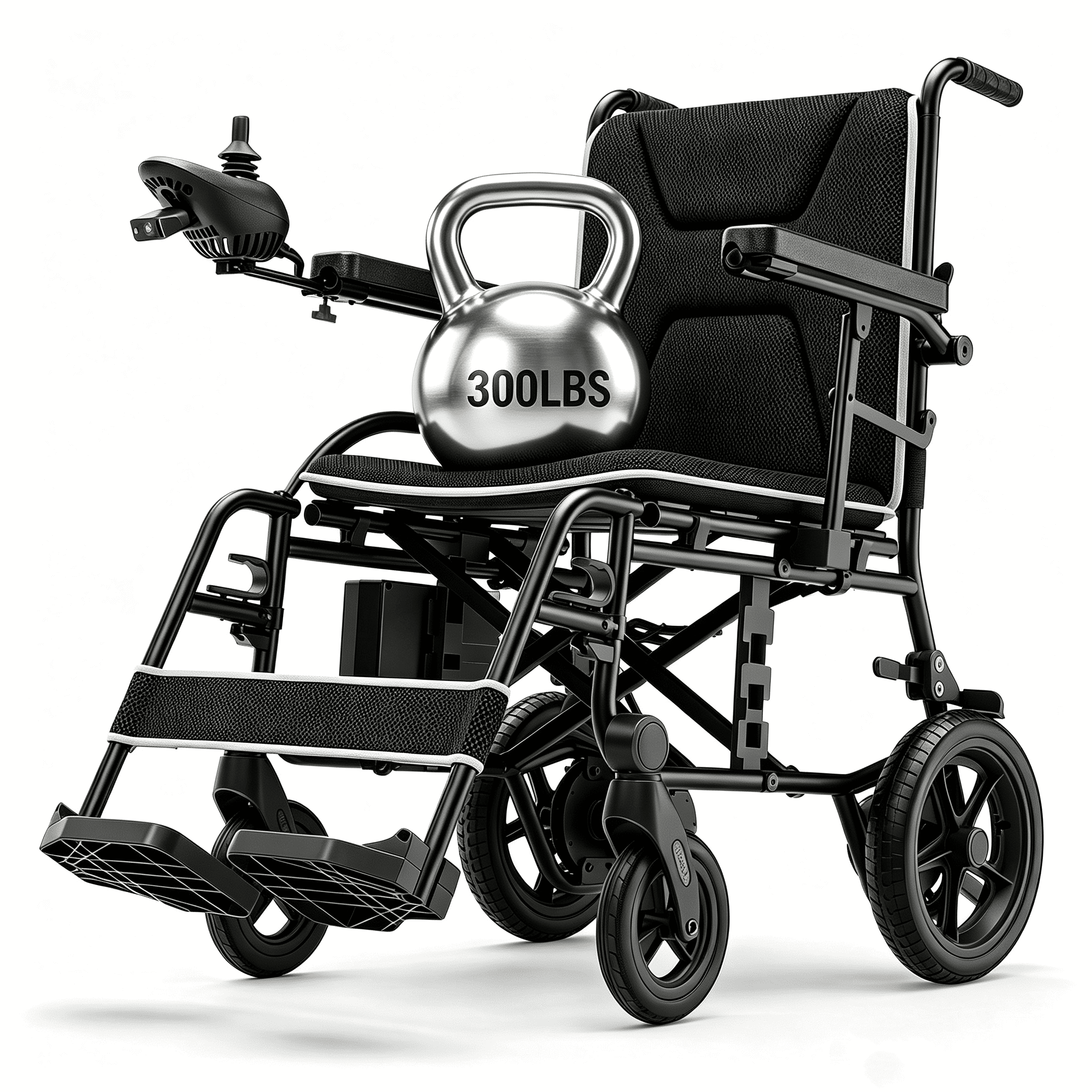 Morrean 42lbs Lightweight Electric Wheelchairs Foldable Motorized Wheelchair for Seniors,500W Motros,15 Miles,Up to 300lb