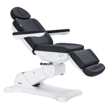 Remi Electric Spa Treatment Table 4 Motors Massage Bed Memory Function Adjustable Height, Spa Resort Salon Tattoo Equipment, Black