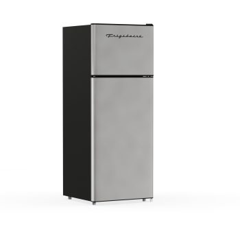 Frigidaire 7.5 Cu. ft. Retro Refrigerator, 21 in. Top-Freezer Fridge in Platinum, EFR749