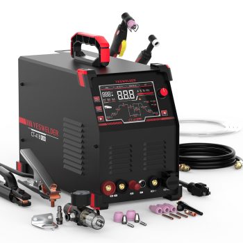YESWELDER TIG Welder & Plasma Cutter, 180A TIG/Stick, 40A Plasma, 110/220V Dual Voltage, HF TIG with Pulse & Spot