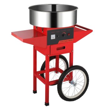 ROVSUN 950W Commercial Cotton Candy Machine, Cart Type