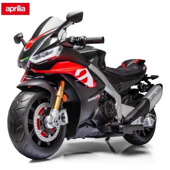 TCARAIWEN 24V Kids Motorcycle Electric Motorbike Aprilia Licensed Ride on Toy,Battery Powered for Kids 3-11 Years Old