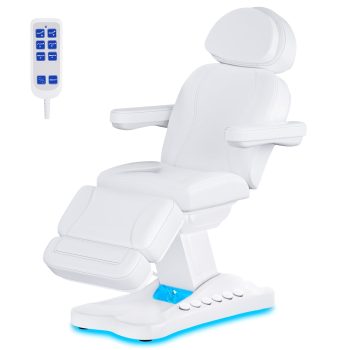 STICCIO 3-Motor Electric Facial Bed, Height Adjustable Massage Bed with Hand and Foot Control for Salon Spa