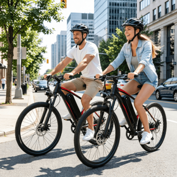 SNNAFFOB 26" Electric Bike for Adults, 500W Peak Motor, 30 Miles Range, 19mph, 36V 12A Battery, UL 2849