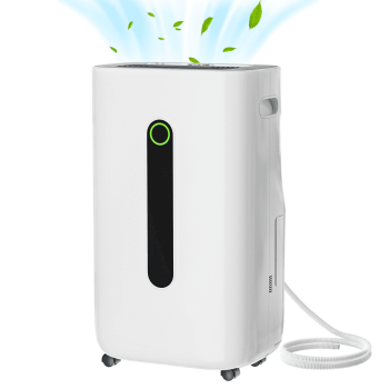 Rocyis 70-80 Pint Max(DOE Rating 24.4 pints/day) 6,000 sq. ft. Dehumidifier for Home With a 1.7 gallon(6.5 L) water tank, Auto Drain or Manual Drainage , for Basements Large Room