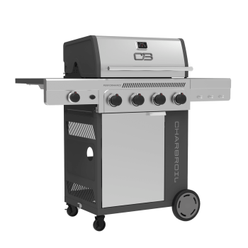 Charbroil® Performance Series™ FlavorMax™ 4 Burner Gas Grill Cabinet with Side Burner