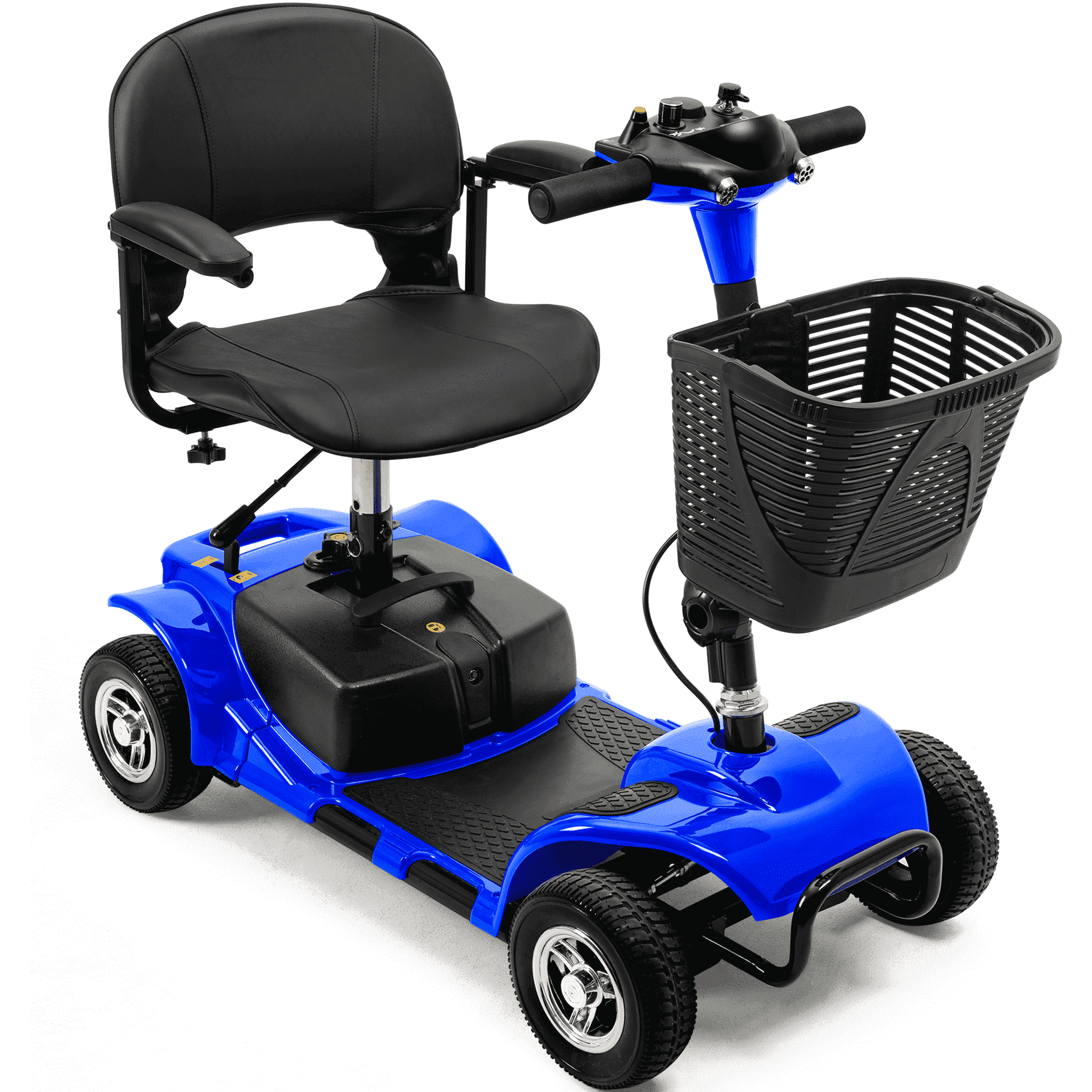 Morrean 4 Wheels Mobility Scooter for Seniors, Electric Powered Wheelchair Device for Travel, All Terrain Motorized Scooters with 300 lbs