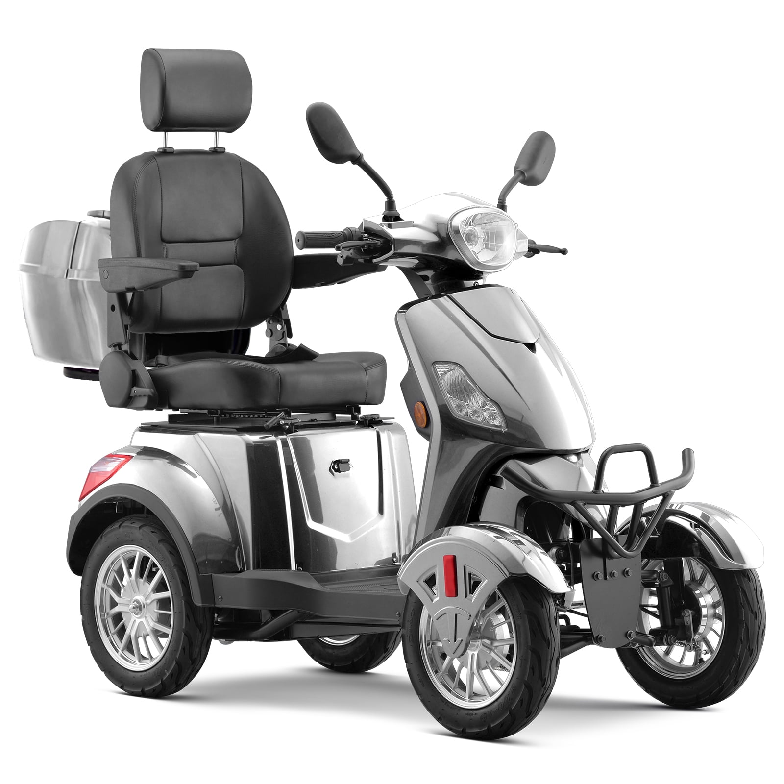 Arshin Heavy Duty 4 Wheel Mobility Scooters for Seniors & Adults 500lbs Capacity,800W All Terrain Electric Recreational Scooter