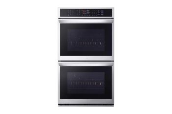 WDEP9427F 9.4 cu. ft. Smart Double Wall Oven with True Convection InstaView Air Fry Steam Sous Vide