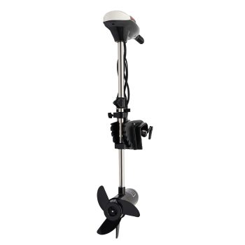 65LBS Thrust 12V Electric Saltwater Outboard Motor, 5 Forward & 2 Reverse Gears, Telescopic Handle For 6.6-13.1ft Small Boats