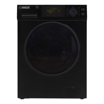 Pemberly Row 1.6 cu.ft./15 lbs Black Front Load Washer 15 Programs & Pet Cycle