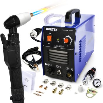 Biltek 50A Dual Voltage 110V/220V Cutting Torch Kit, 1/2 Inch, IGBT Technology, Portable Machine, Metal Cutter for Steel, Copper, Aluminum, Brass and Other Metals