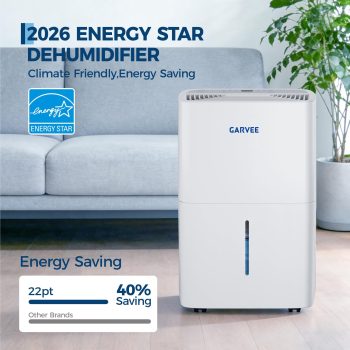 Dehumidifier for Basement 50 Pint – Large Room Dehumidifier for Home up to 5,500 Sq Ft, Reusable Filter, Smart Control, Portable Moisture Remover with Drain Hose Option