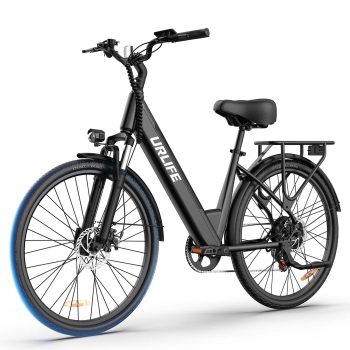 26" Electric Bike for Adults,750W Peak Motor,48V 10.4Ah Removable Battery, 60 Miles Range, 7-Speed City Commuter Ebike,UL2849