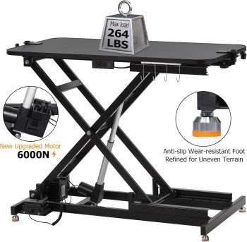 Acekid Electric Lift Dog Grooming Table 47Inch Heavy Duty Electric Grooming Arm Table Pets Large Dogs Adjustable