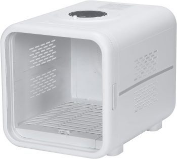 53L Large Capacity Automatic Pet Drying Box, 360 Cat Hair Grooming Dryer with Temperature Control, Low Noise Pet Drying Cabinet for Cats and Small Dogs, White