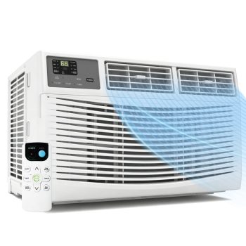PhiloDeco BTU Window Air Conditioner 550 Sq Ft. Intelligent Ac Units, LED Display Screen, Operates Quietly, Energy-Saving. Timer • Sleep and ECO.