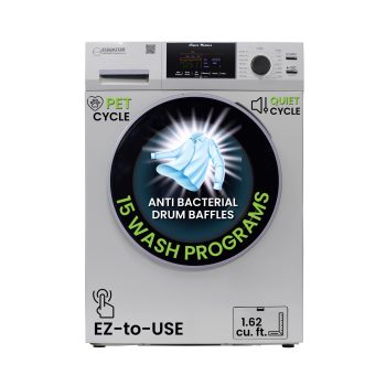 Equator 1.6 cu.ft./15 lbs 110V Front load Washer 15 programs + Pet Cycle