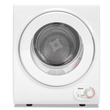 Ktaxon 1.6 cu ft Portable Compact Electric Dryer, High End Laundry Front Load Tumble Clothes Dryer Machine with Stainless Steel Tub & Simple Control Knob for Apartment