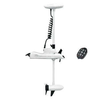 HASWING OUTDOOR Electric Trolling Motor 12V 55LB Shaft Cayman B Bow Mount Boat Fishing Saltwater Freshwater with Remote Control